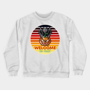 Welcome to hell pumpkin Crewneck Sweatshirt